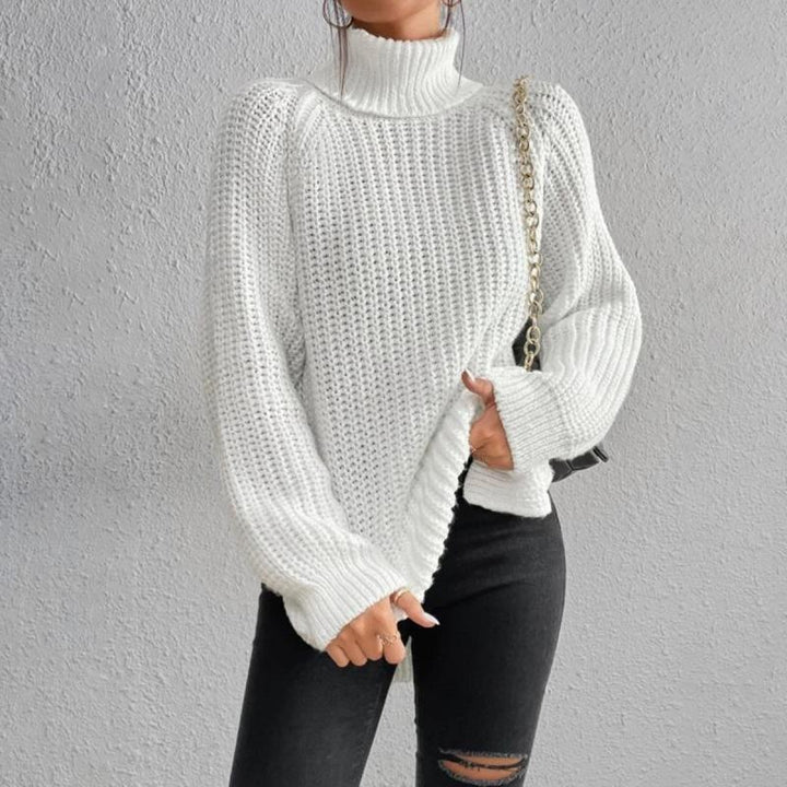 Suéter Casual de Cuello Alto