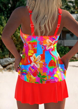 Eleanor™ | Vestido de baño tankini floral elegante
