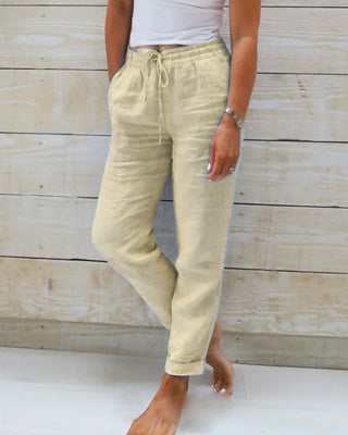 👖 ¡50% DESCUENTO! 🌿 Pantalones Flexibles y Transpirables de Lino Kali – Ligero, Ajuste Cómodo y Estilo Casual ☀️
