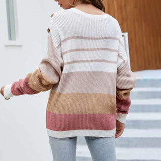 Pull A Rayas Patchwork Desenfadado