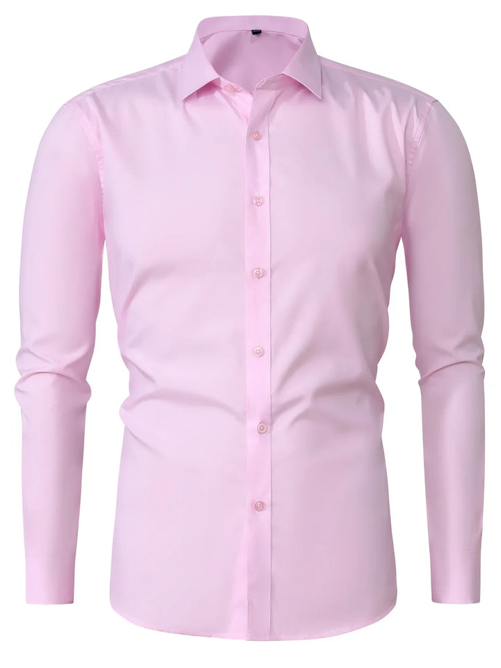 Elvoria | Camisa elegante de manga larga con botones