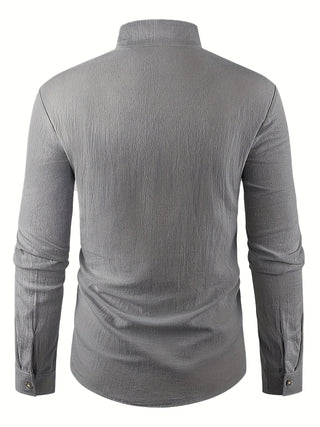 Elvoria | Camisa ligera de algodón de manga larga