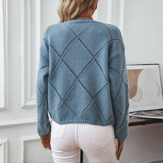 Suéter de Tricot Hueco Casual