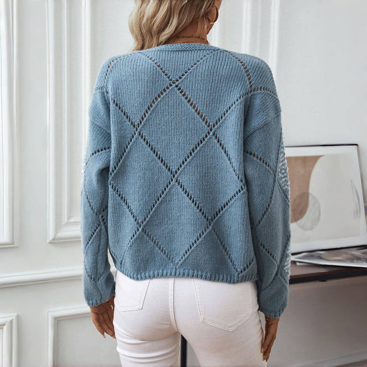 Suéter de Tricot Hueco Casual