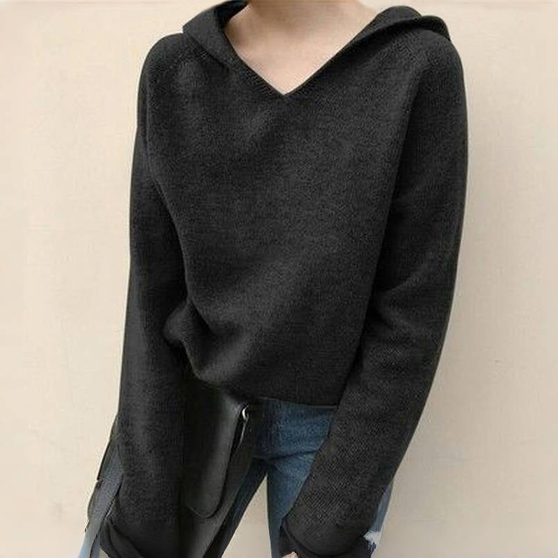 Sudadera Con Capucha De Color Sólido