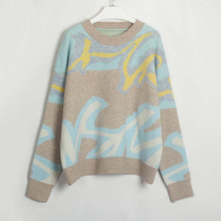 Sudadera Descontracturada A Rayas De Colores