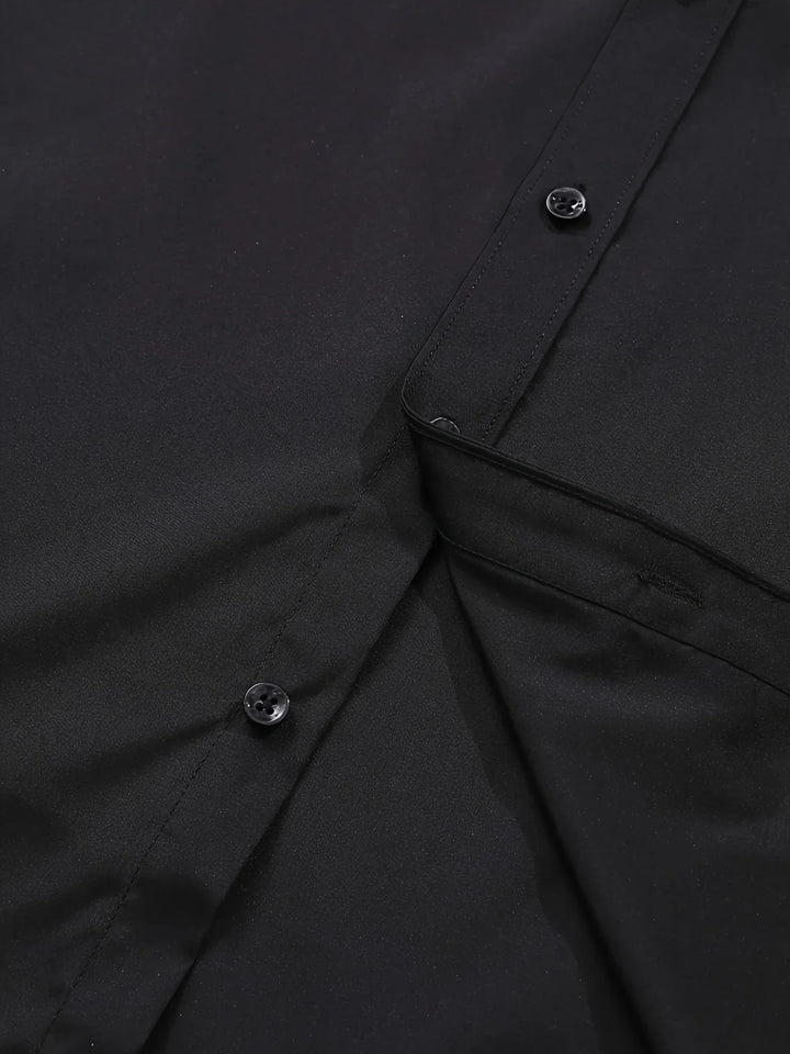 Elvoria | Camisa elegante de manga larga con botones