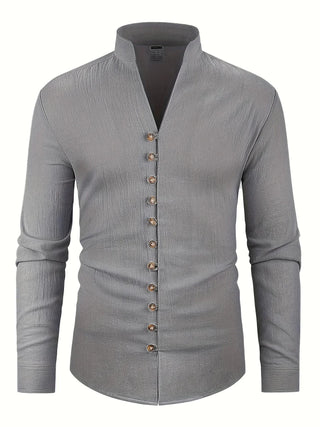 Elvoria | Camisa ligera de algodón de manga larga