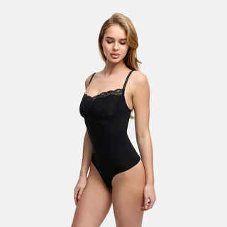 Body de Encaje Moldeador con Tanga