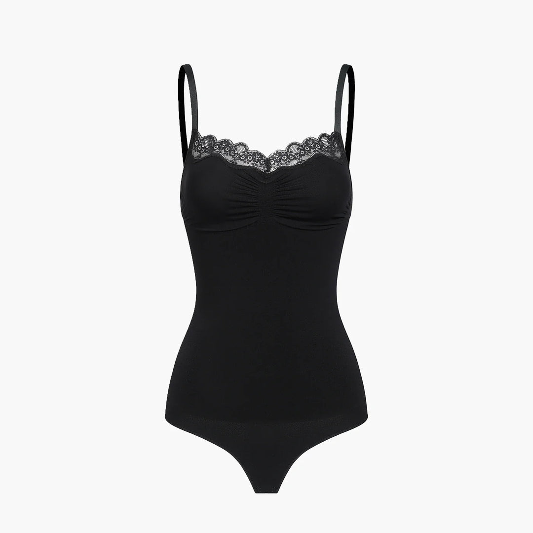 Body de Encaje Moldeador con Tanga