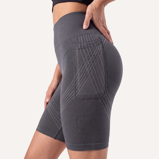 Leggings cortos Elvoria con bolsillo