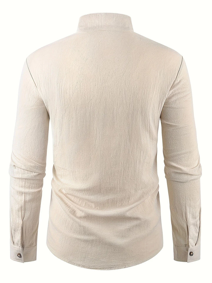 Elvoria | Camisa ligera de algodón de manga larga