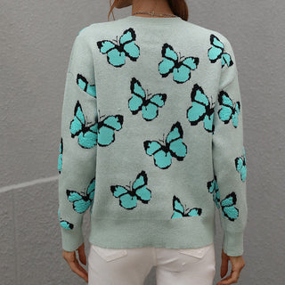 Pull Desenfadado Con Motivo De Mariposa