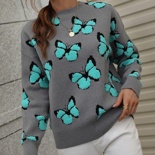 Pull Desenfadado Con Motivo De Mariposa