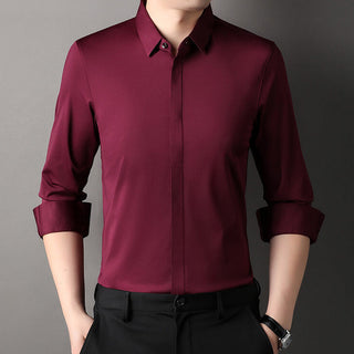 Elvoria | Camisa de stretch sin arrugas para hombres