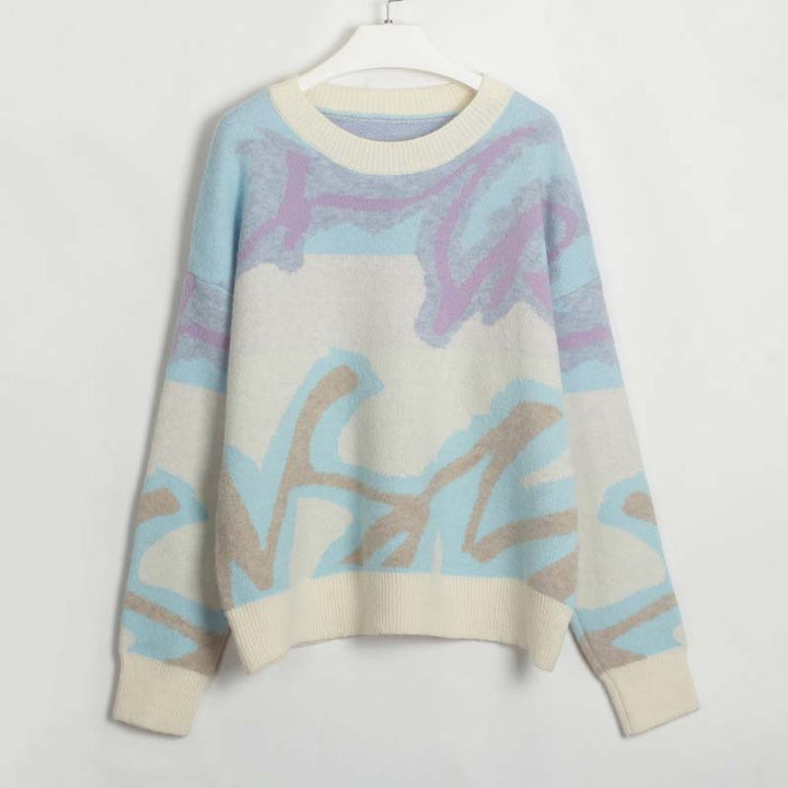 Sudadera Descontracturada A Rayas De Colores