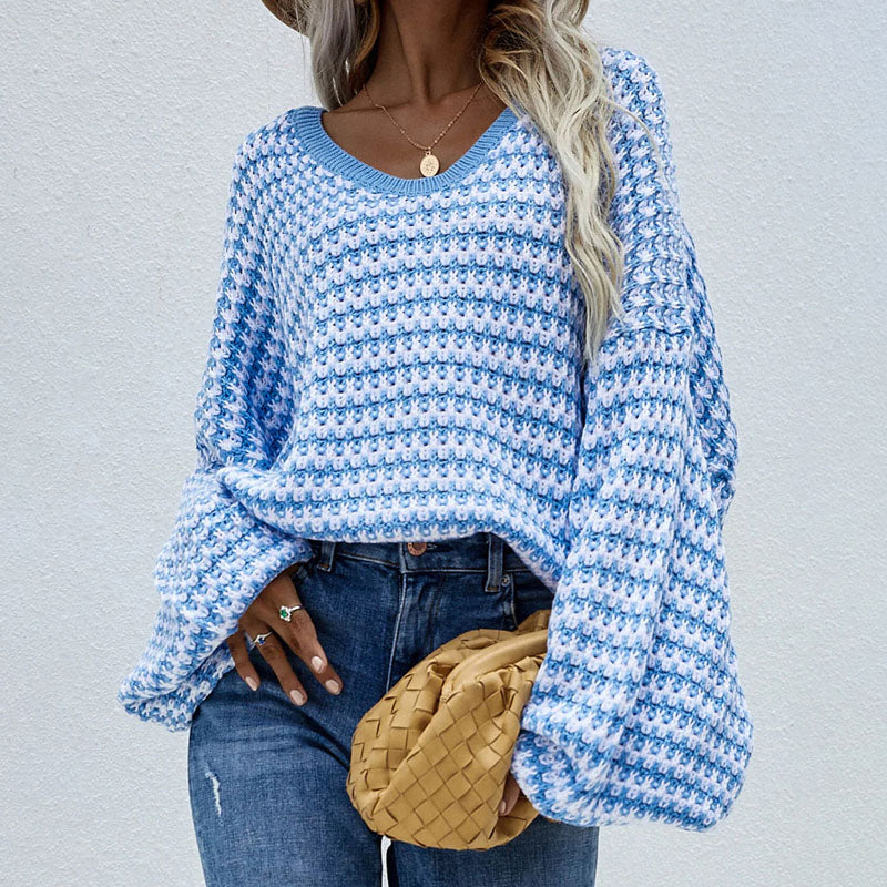 Pull De Tricot Casual A Rayas
