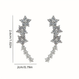 Pendientes de flores atemporales