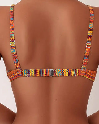 Rosa™ | Bikini de dos piezas con estampado a rayas