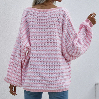 Pull De Tricot Casual A Rayas