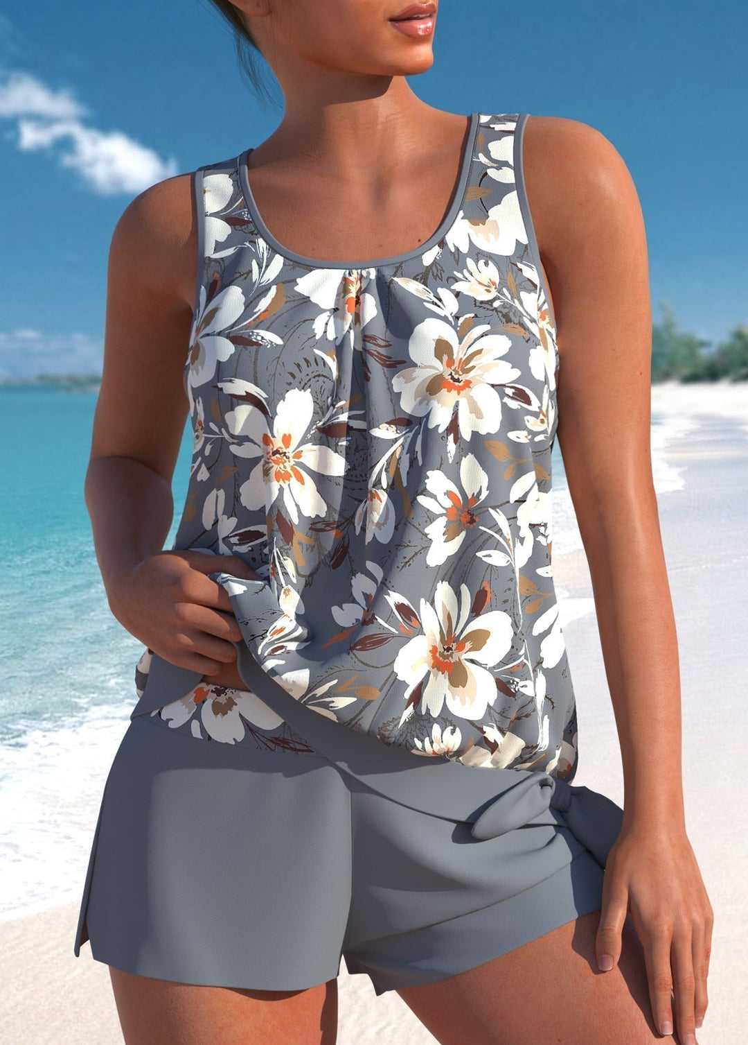 Helena™ | Conjunto de tankini floral elegante para mujer