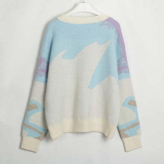 Sudadera Descontracturada A Rayas De Colores