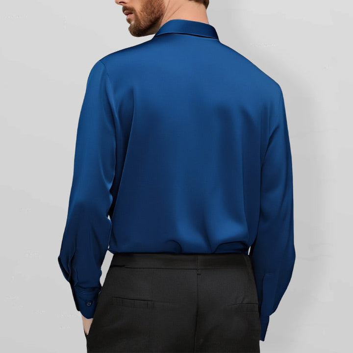 Elvoria | Camisa de stretch sin arrugas para hombres