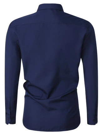 Elvoria | Camisa elegante de manga larga con botones