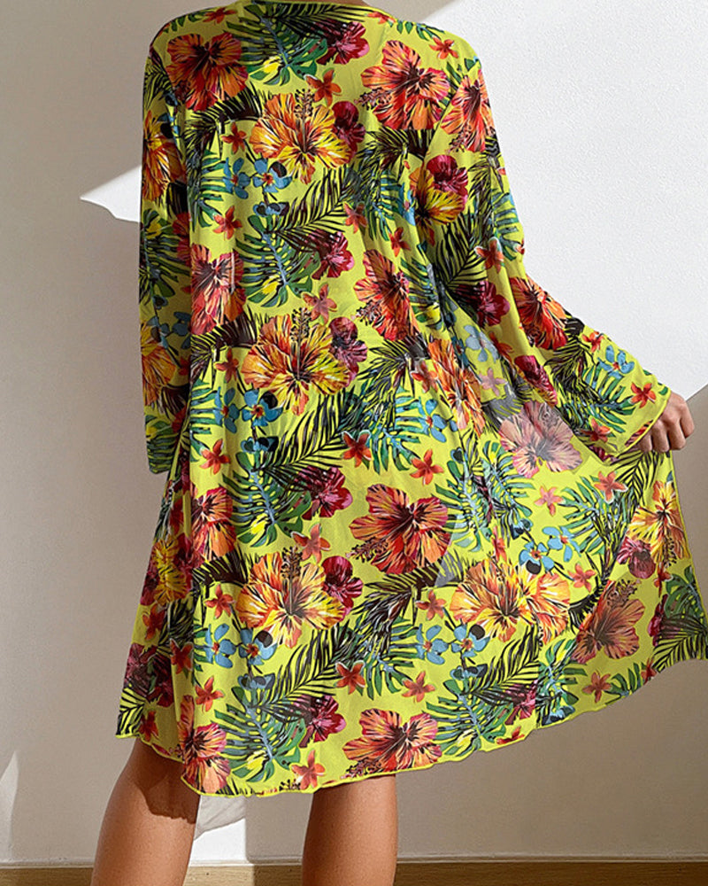 Paloma™ | Bikini con falda de flores