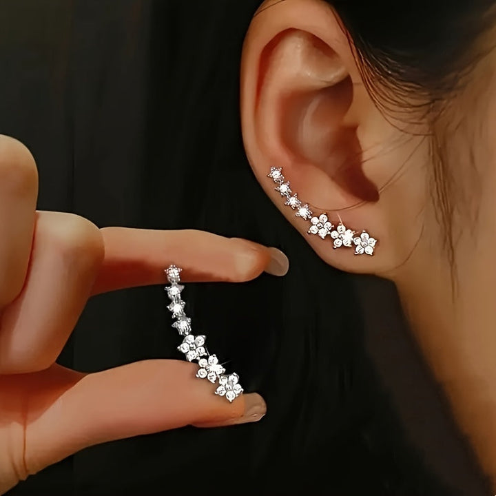 Pendientes de flores atemporales
