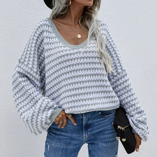 Pull De Tricot Casual A Rayas