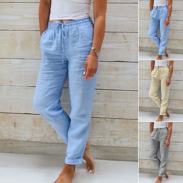 👖 ¡50% DESCUENTO! 🌿 Pantalones Flexibles y Transpirables de Lino Kali – Ligero, Ajuste Cómodo y Estilo Casual ☀️
