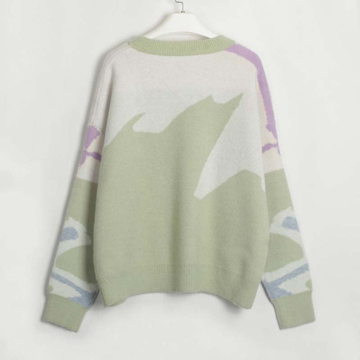Sudadera Descontracturada A Rayas De Colores
