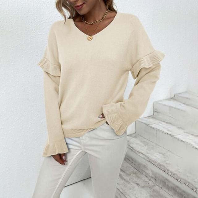 Sudadera Casual de Color Sólido