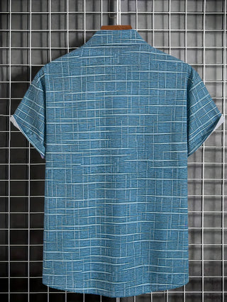 Elvoria | Camisa elegante de rayas y cuadros