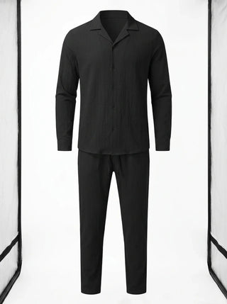 Elvoria | Conjunto de Lino de Verano para Hombre