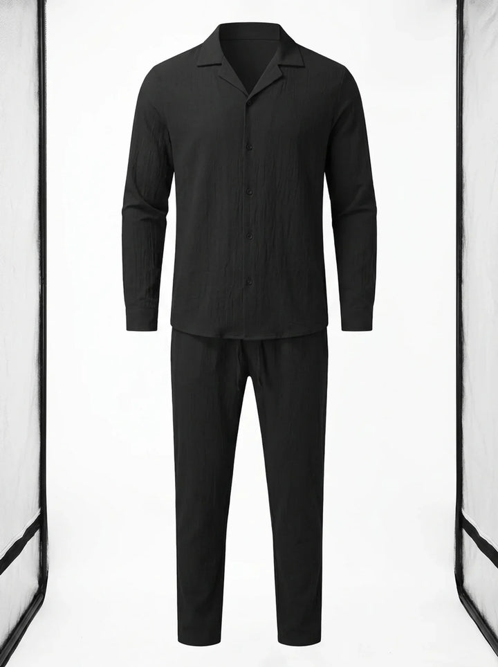 Elvoria | Conjunto de Lino de Verano para Hombre