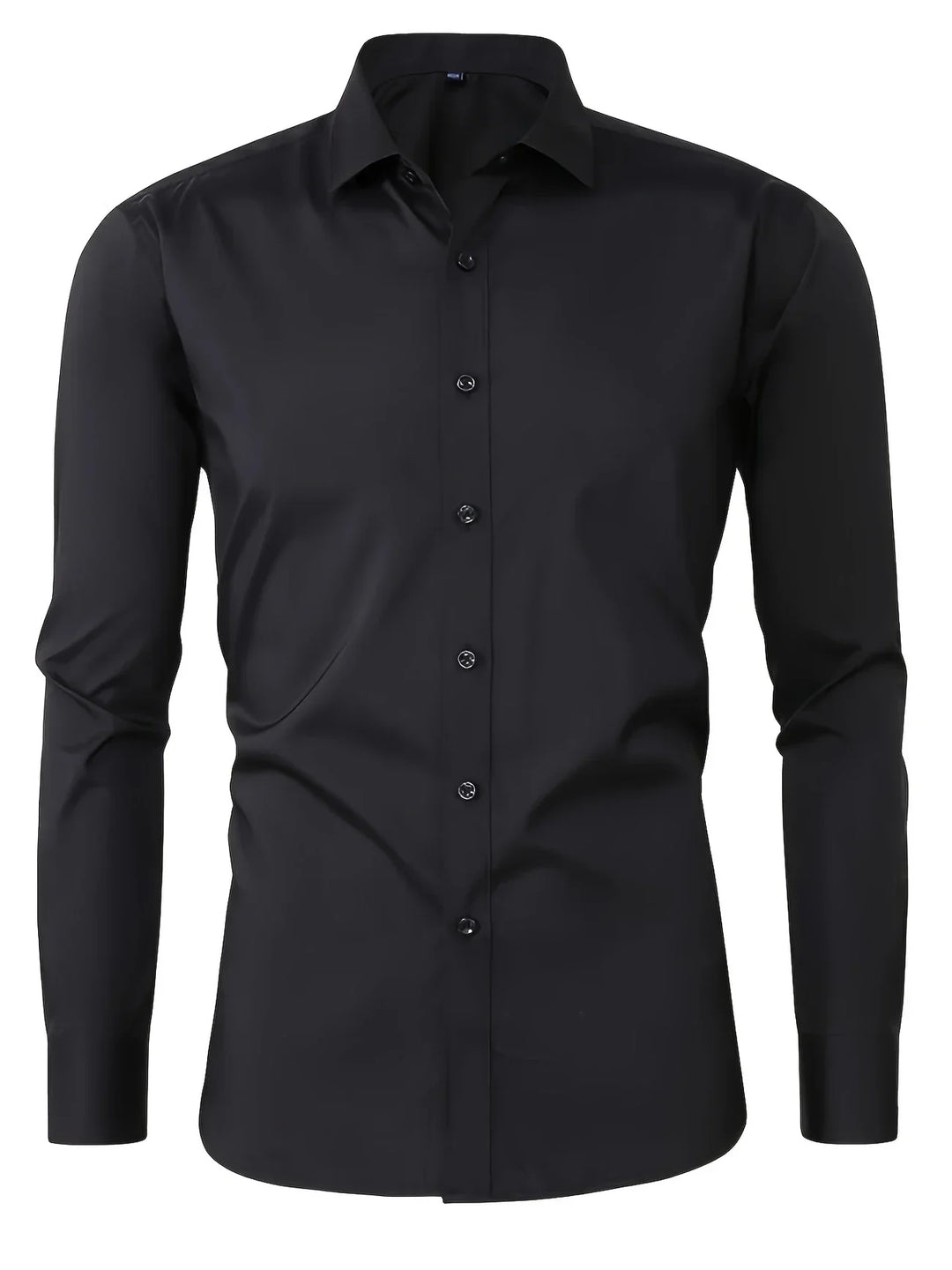 Elvoria | Camisa elegante de manga larga con botones