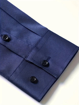 Elvoria | Camisa elegante de manga larga con botones