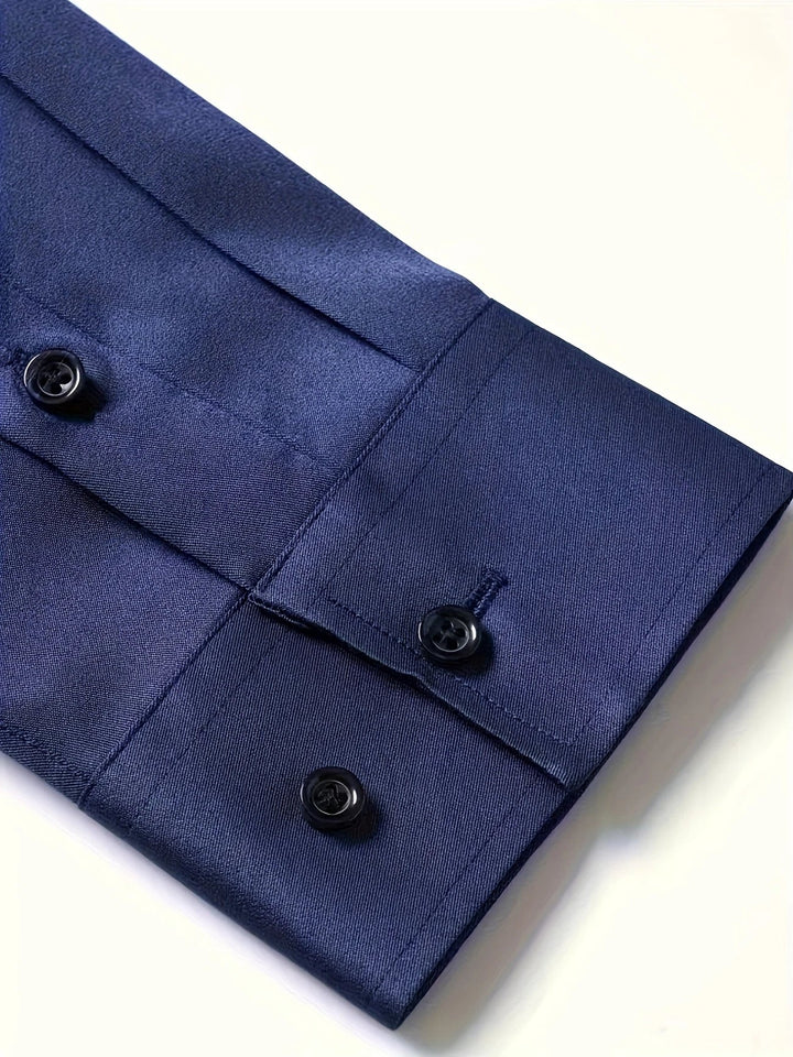 Elvoria | Camisa elegante de manga larga con botones
