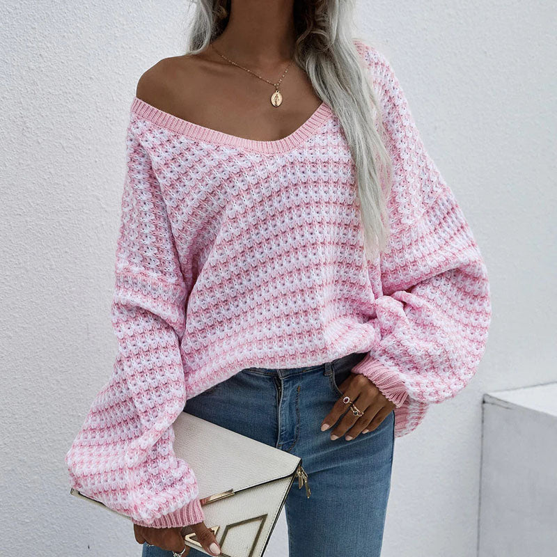 Pull De Tricot Casual A Rayas
