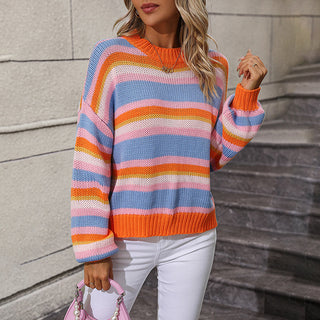 Pull De Tricot Rayado Casual