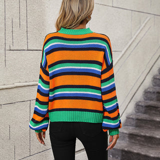 Pull De Tricot Rayado Casual
