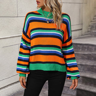 Pull De Tricot Rayado Casual