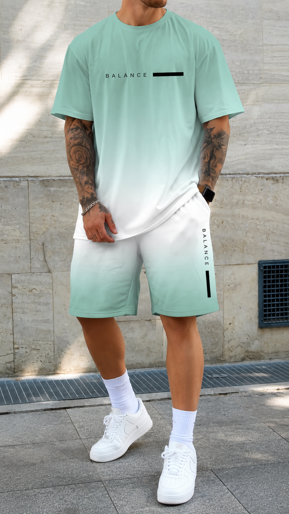 Elvoria | Conjunto de verano con efecto degradado