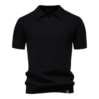 Elvoria | Polo Elegance - Camiseta polo con cuello abierto y ligera estructura