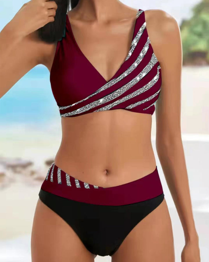 Candela™ | Bikini impreso en tonos cálidos