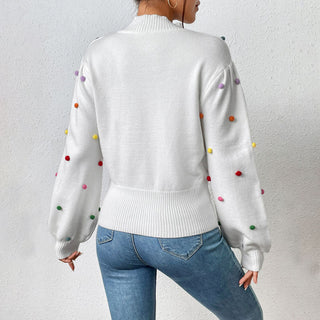Suéter De Tricot Elegante