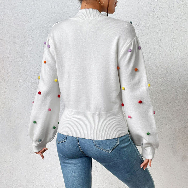 Suéter De Tricot Elegante