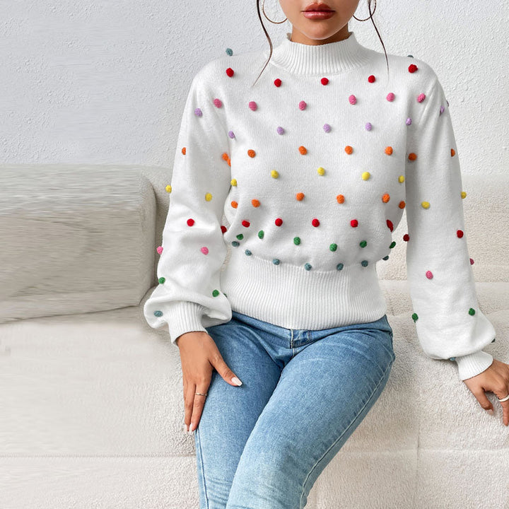 Suéter De Tricot Elegante